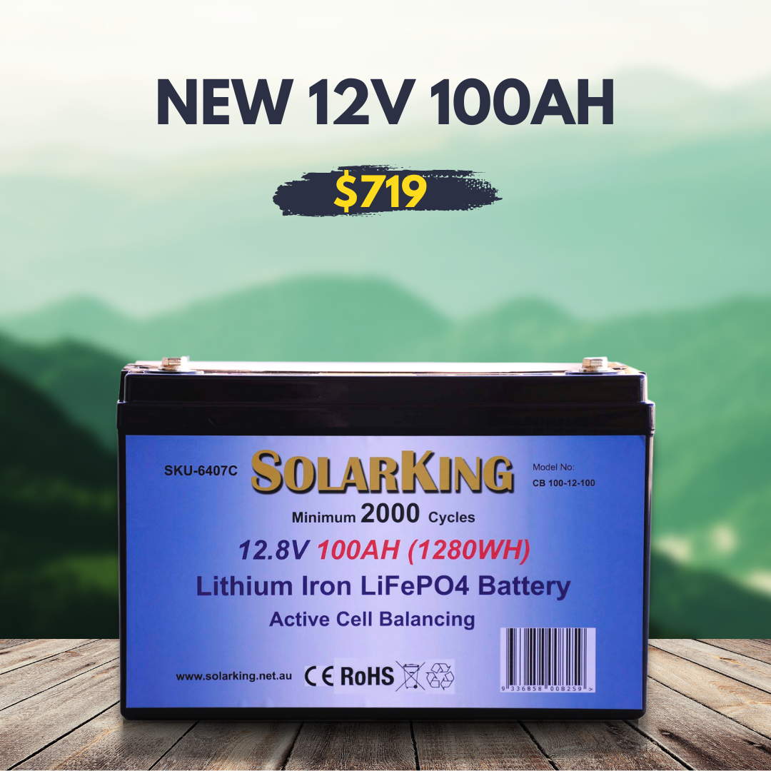 Solarking's 100AH Battery Is More than Enough for Your Portable Charging Needs